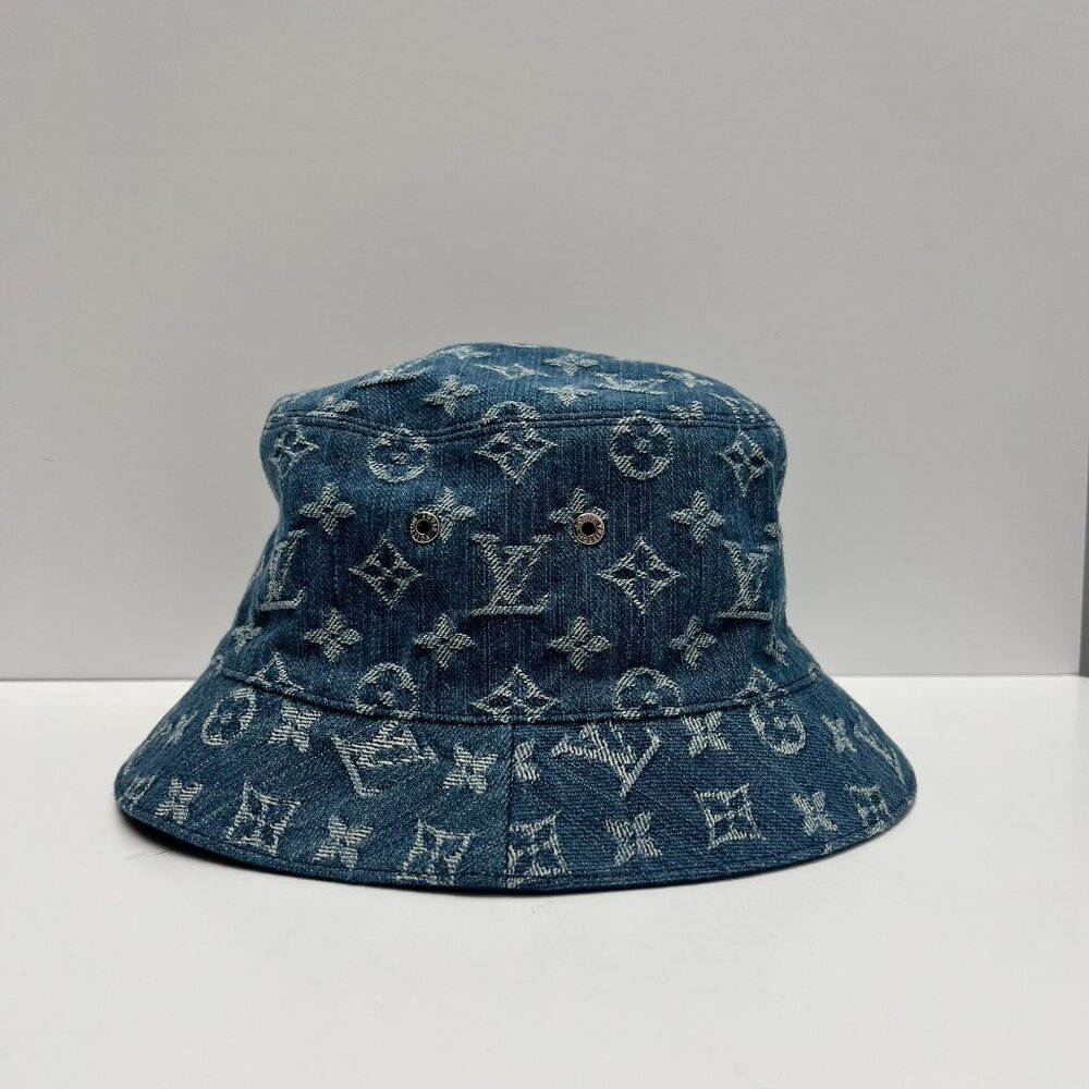 Louis vuitton denim bucket hat - Gem